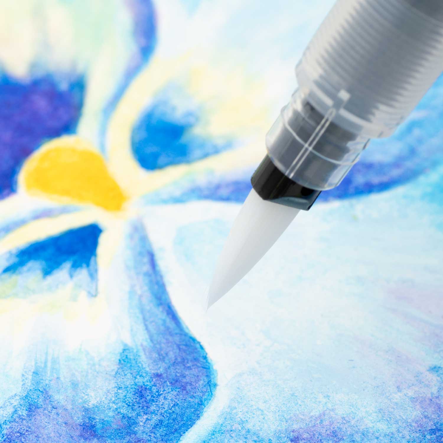 PENNELLO AQUASH WATER BRUSH CON SERBATOIO PUNTA FINE PENTEL Xfrh1f 4016284332023